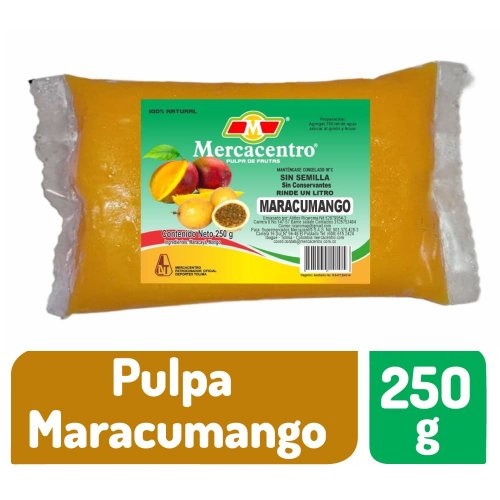 Pulpa De Fruta Mercacentro Maracumango x 250 g