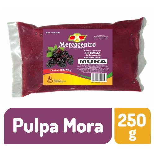 Pulpa De Fruta Mercacentro Mora x 250 g