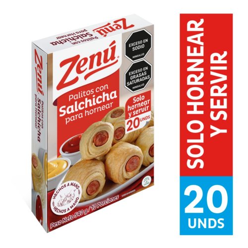 Palitos Zenu Salchicha x 540 g