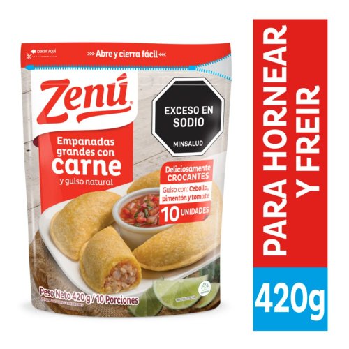 Empanadas Zenu De Carne x 420 g