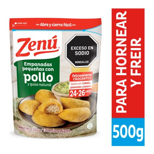 Empanadas Zenu De Pollo x 500 g