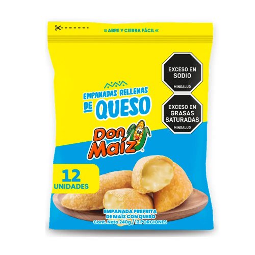 Empanadas Don Maiz Rellenas De Queso x 240 g