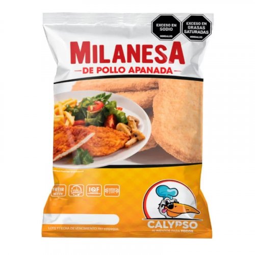 Milanesa De Pollo Calypso Apanada x 320 g