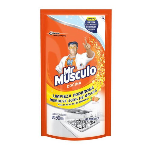 Mr Musculo AntiGrasa Naranja Repuesto Doypack 500 cm3