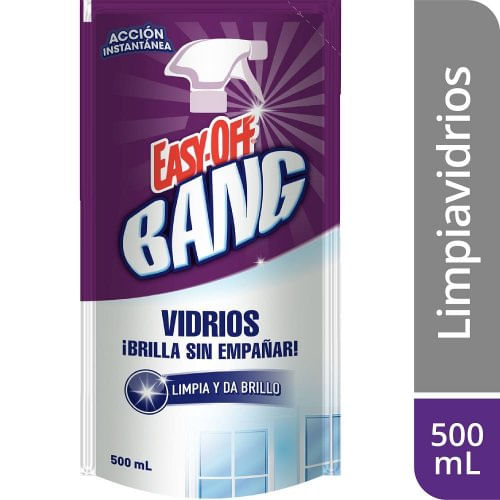 Limpia Vidrios Easy Off Bang Cristal Regular  500ml