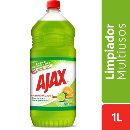 Limpia Pisos Ajax Naranja Limón 1L