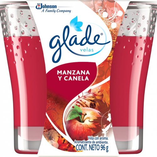 Ambientador Glade Candle Canela Manzana 96 g