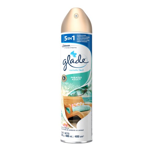 Ambientador Glade Aerosol Paraiso Azul 400 ml