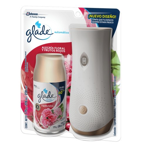 Ambientador Glade Automatico Unidad Alegria Floral 175 g