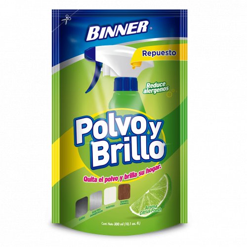 Binner Polvo Y Brillo Citrus Doypack 300 ml