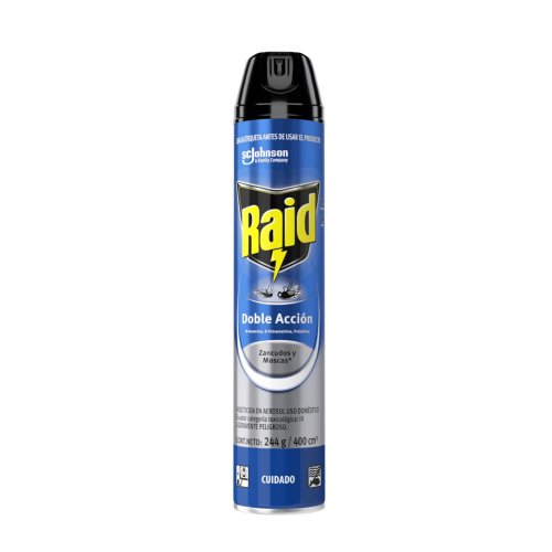 Insecticida Raid Doble Accion Spray 400 ml