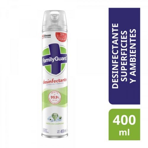 Desinfectante FamilyGuard x 400 ml Frescura Campestre