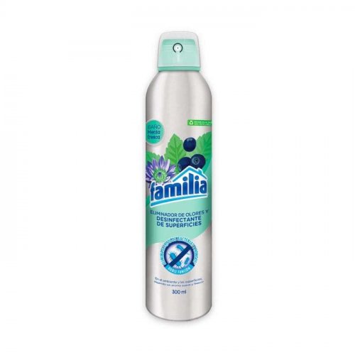 Eliminador De Olor Familia Baño Menta x 300 ml
