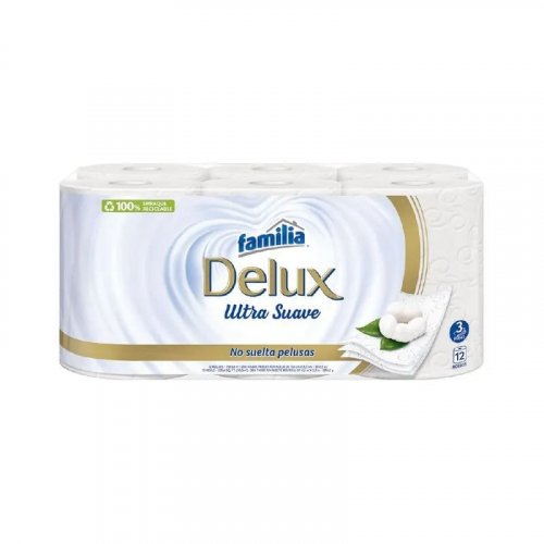 Papel Higiénico Familia Delux x 12 rollos 348 m