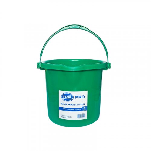 Balde Task Pro Verde x 12 Litros