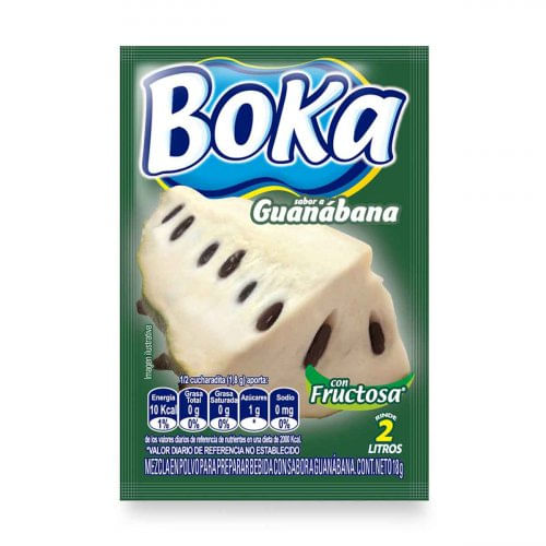 Boka Guanábana 2 Litros x 18 g