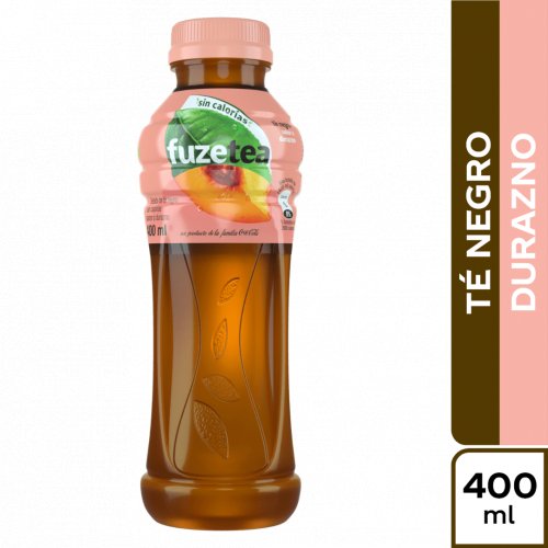 Té Fuze Tea Negro Durazno 400 ml