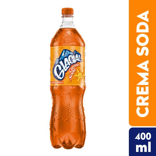 Gaseosa Glacial Crema Soda 400 ml