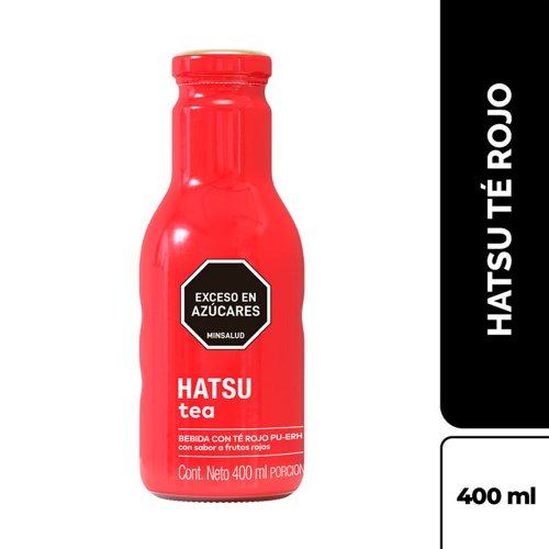 Te Hatsu x 400 ml Rojo-F.Rojos