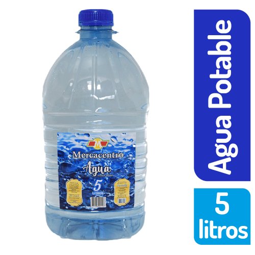 Agua Mercacentro garrafa Sin Gas 5000 ml