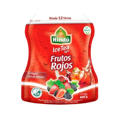 Te Hindu Icetea Light 600 g/Frutos Rojos