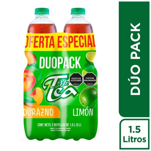 Té Mr Tea Durazno Limón 2X 1500 ml Precio Especial
