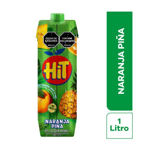 Refresco Hit Tetra Naranja 1000 ml