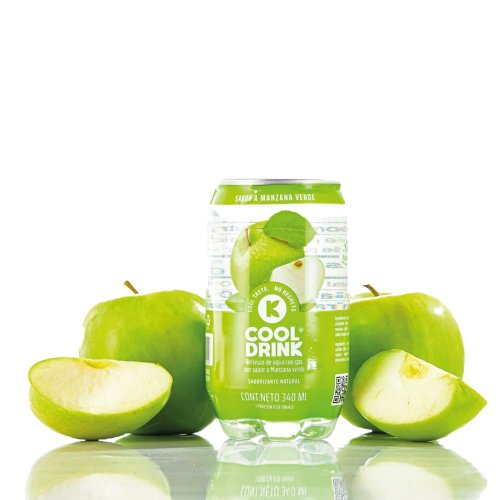 Agua Cool Drinks Saborizada x 340 ml Manzana