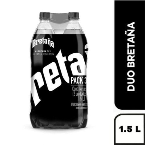 Gaseosa Bretana 2 x 1500 ml