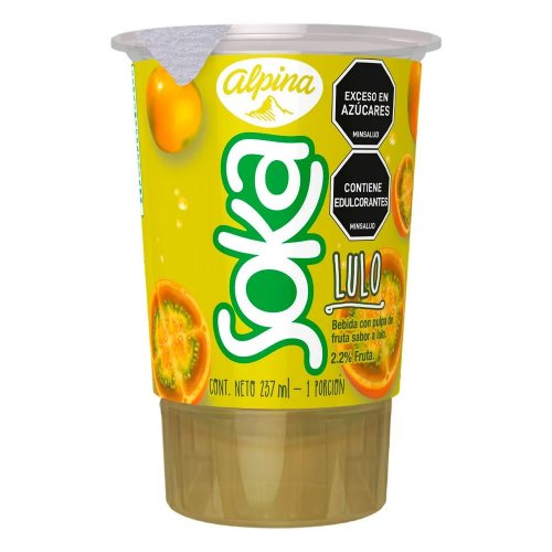 Refresco Soka Vaso Lulo x 237 ml