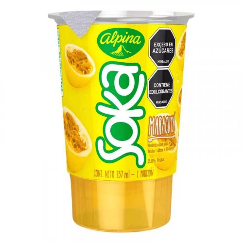 Refresco Soka Vaso Maracuyá x 237 ml