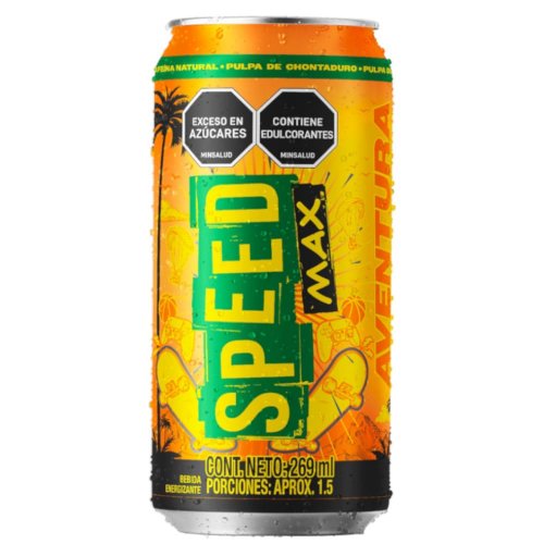 Bebida Energizante Speed Max Aventura Lata x 269 ml