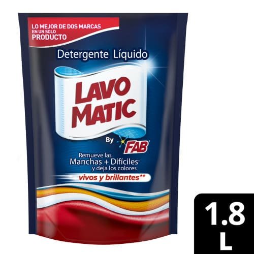 Detergente Lavomatic Floral Líquido Doypack 1.8 L