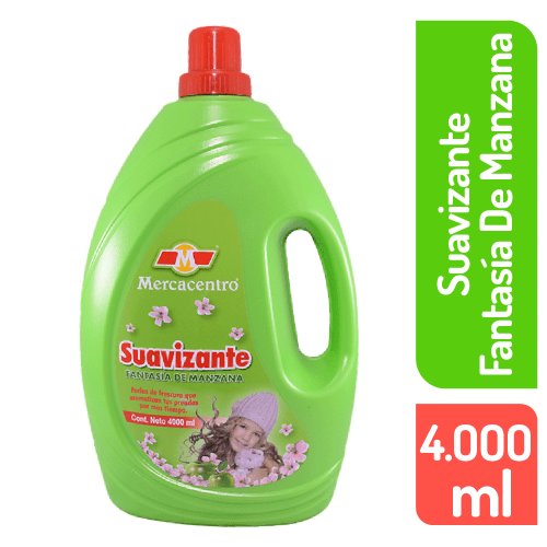Suavizante De Ropa Mercacentro Fantasía De Manzana 4000 ml