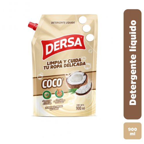 Detergente.Dersa Coco Liquido x 900 ml