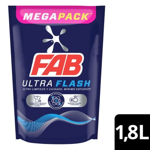 Detergente Fab Ultra Líquido x 1800 ml