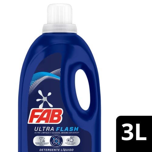 Detergente Fab Ultra Líquido x 3000 ml