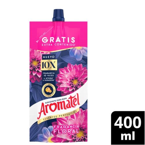 Suavizante Aromatel 10x Floral Doypack x 400 ml