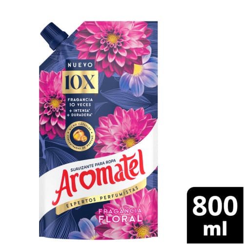 Suavizante Aromatel 10X Floral Doypack x 800 ml