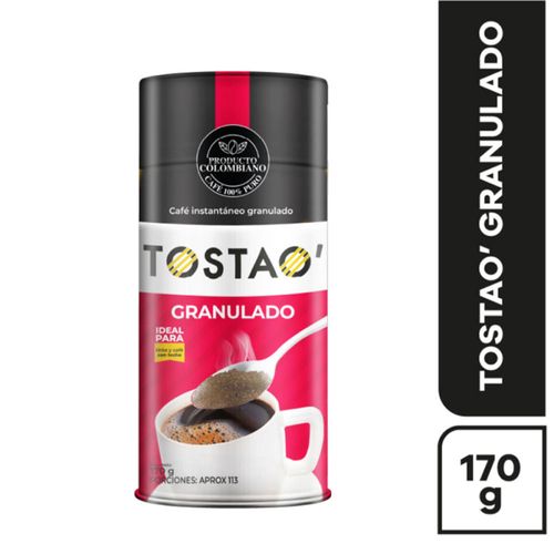Café Soluble Tostao Granulado x 170 g