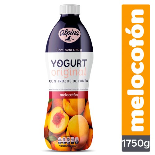 Yogurt Original Melocotón Botella 1750 g