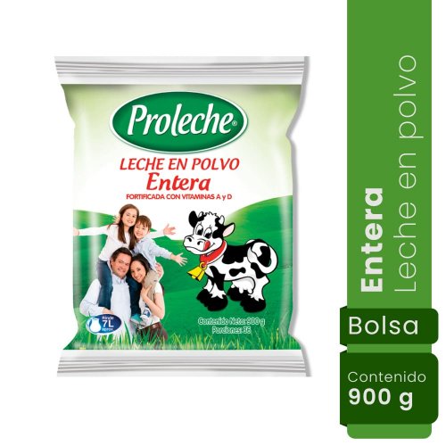 Leche Proleche Polvo 900 ml Entera