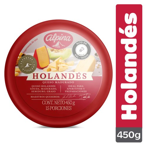 Queso Holandés Bloque 450 g