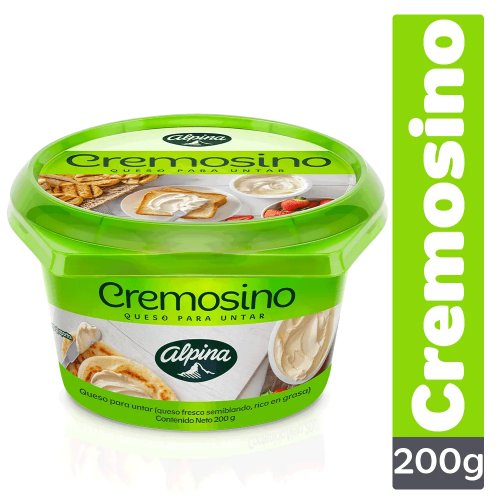 Queso Crema Alpina para Untar 200 g