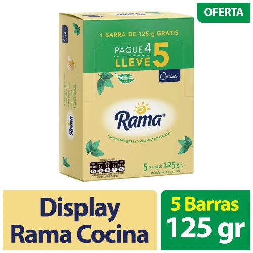 Margarina Rama Culinaria P4 Ll5 x 125 g