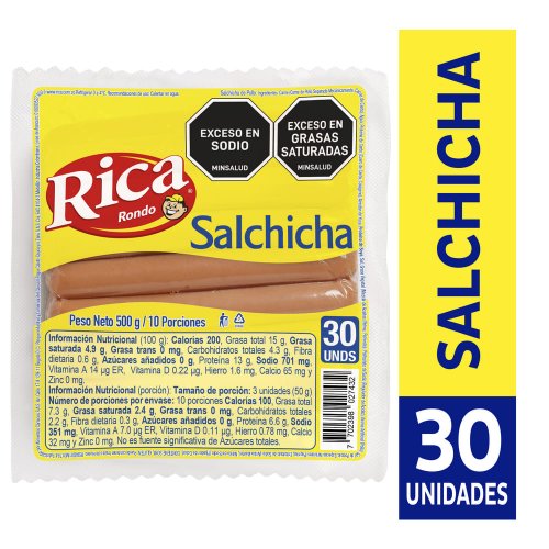 Salchicha Rica 500g
