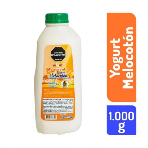 Yogurt Mercacentro Tarro Melocotón 1000 g