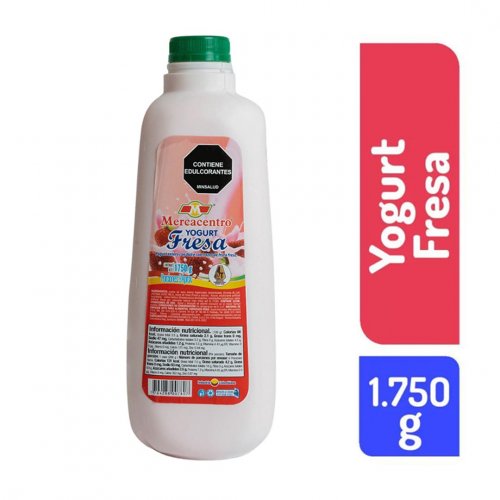 Yogurt Mercacentro Tarro Fresa 1750 g