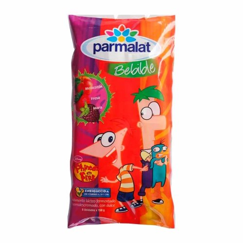 Bebida Lactea Parmalat 8 x 150 ml Bolsa