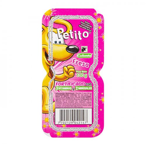 Petito Colanta Fresa 100 g